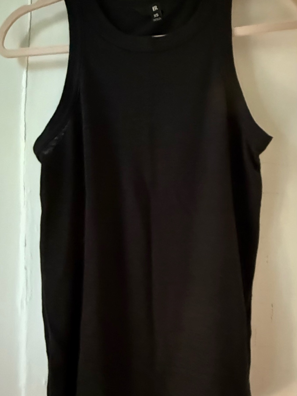 Banana Republic Black Ribbed High-Neck Tank